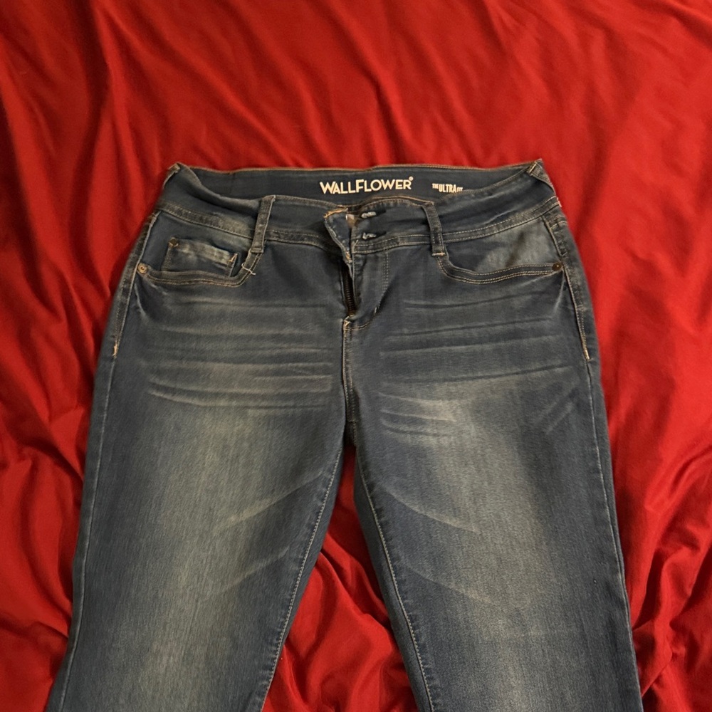 Wallflower Women's Dark Blue Skinny Jeans